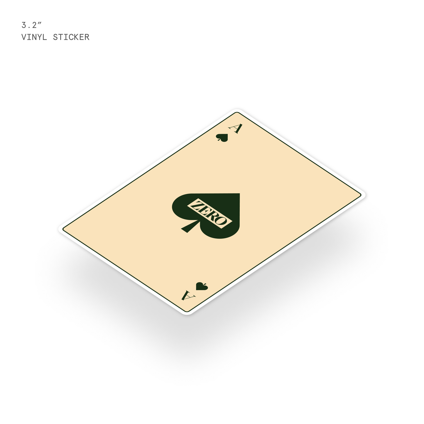 Ace of Spades Vinyl Sticker