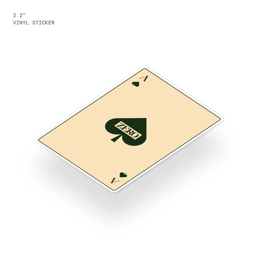 Ace of Spades Vinyl Sticker