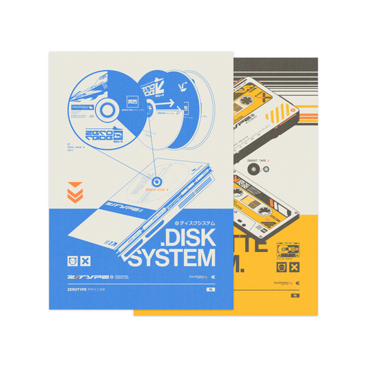 Y2K Media Systems Felt Mini Print Set (5"x7")