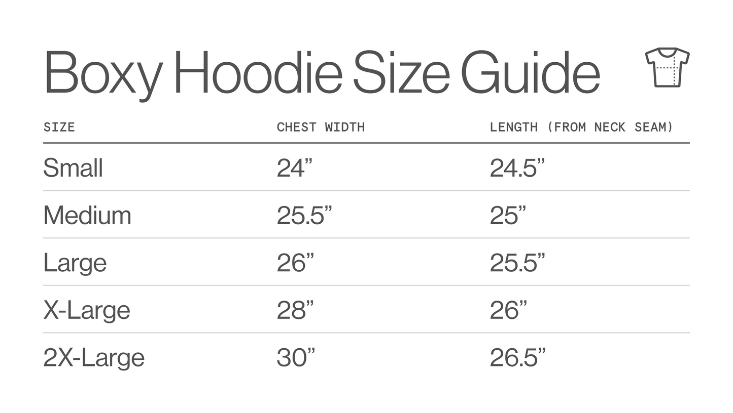ZERO Space Agency Boxy Hoodie