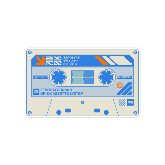 ZERO Cassette Vinyl Sticker