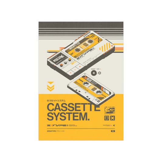 Z/TYPE Cassette System Felt Mini Print (5"x7")