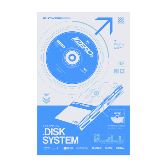 ZeroStation Disk System Matte Print (11"x17")