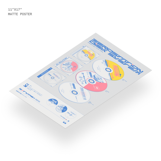 ZeroStation Disk System Matte Print (11"x17")