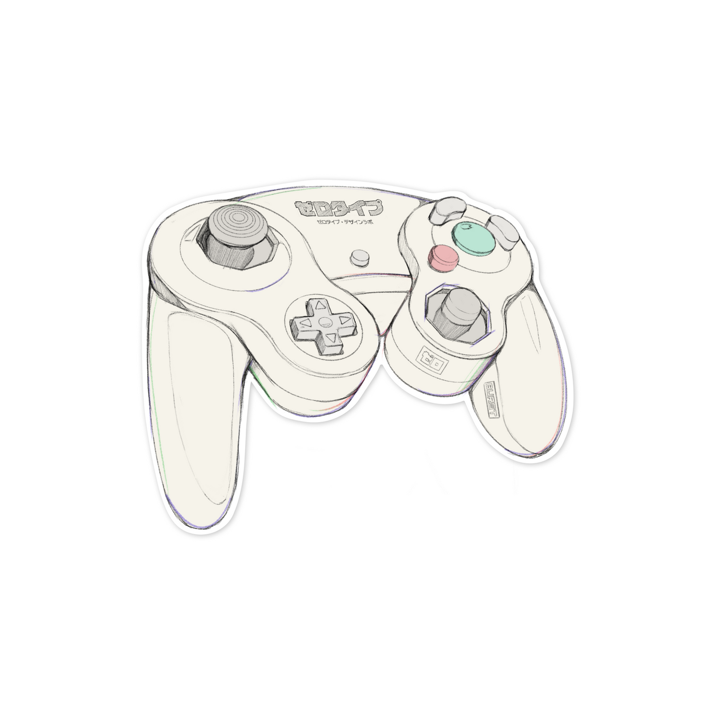 GC Modern Dolch Vinyl Sticker