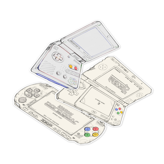 Y2K Handhelds Vinyl Sticker Pack