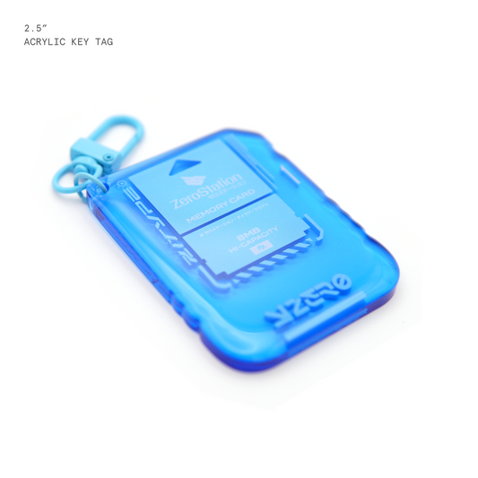ZeroStation Memory Card Acrylic Keytag