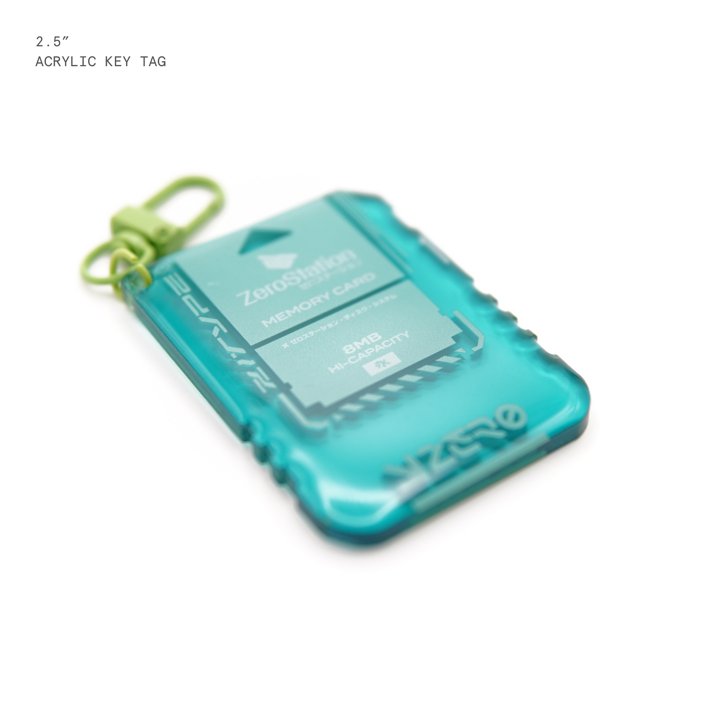 ZeroStation Memory Card Acrylic Keytag