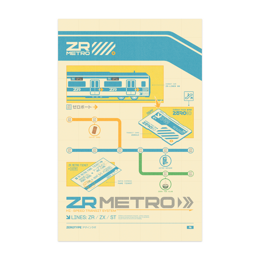 ZR Metro Print (11"x17")