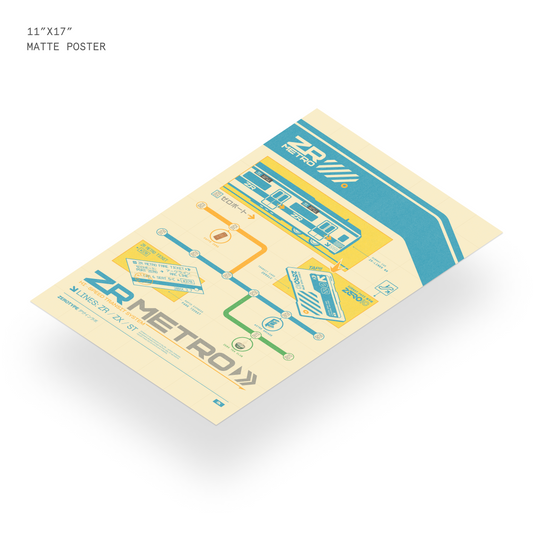 ZR Metro Print (11"x17")