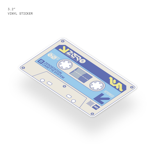 ZERO Casette V2 Vinyl Sticker