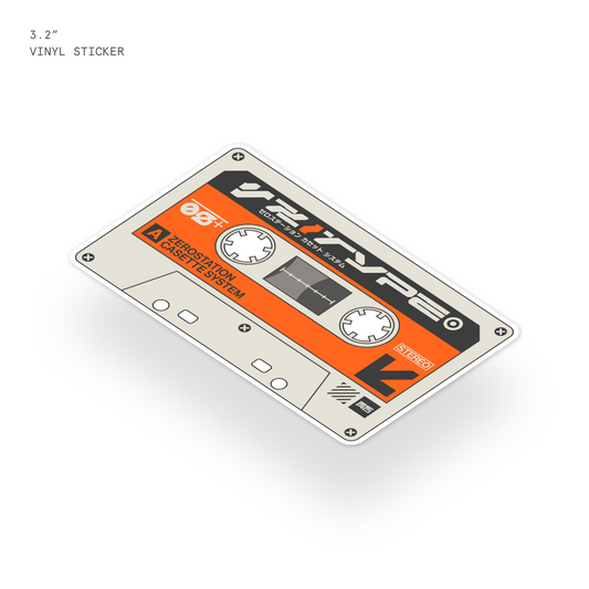 ZERO Casette V1 Vinyl Sticker