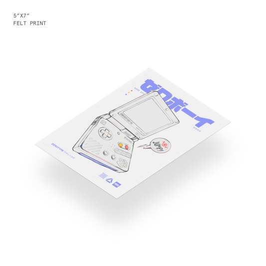 ZERO BOY Pocket Felt Mini Print (5"x7")