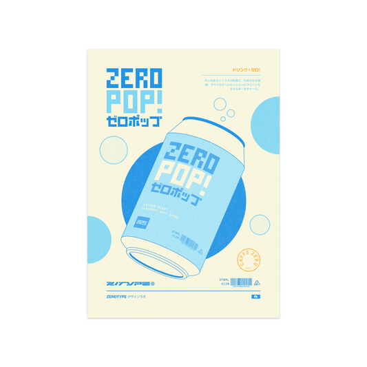 ZERO POP! Felt Mini Print (5"x7")