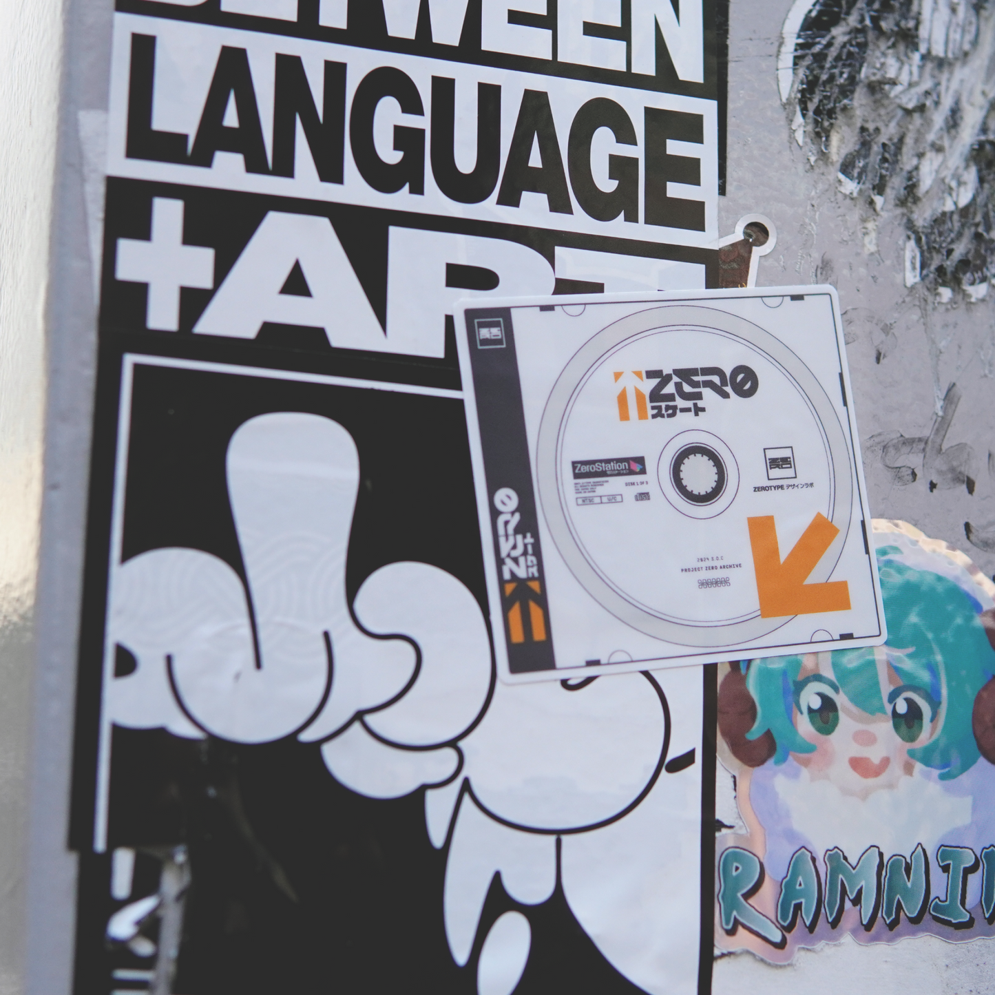 ZERO Skate Disk Vinyl Sticker