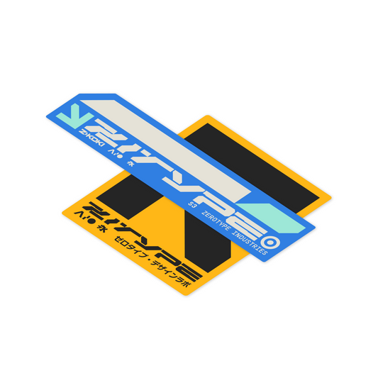 Z/TYPE Logo Vinyl Sticker Pack