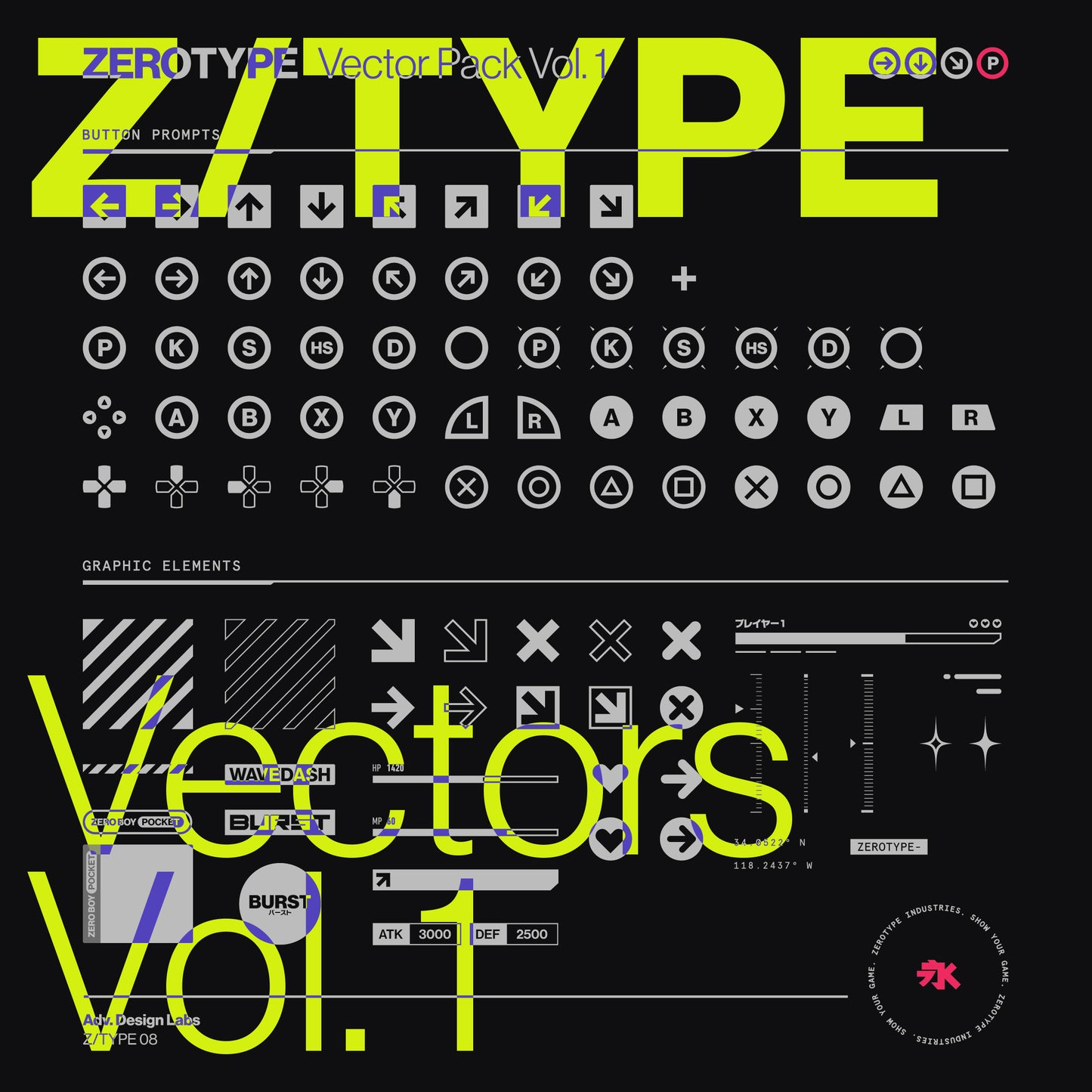 ZEROTYPE Vector Pack Vol. 1
