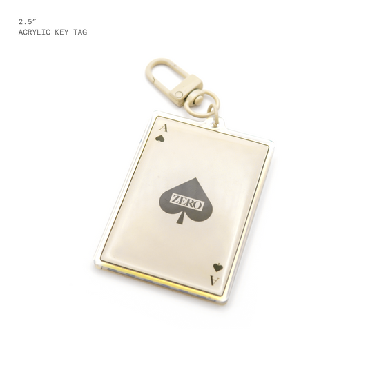 Ace of Spades Holo Acrylic Keytag