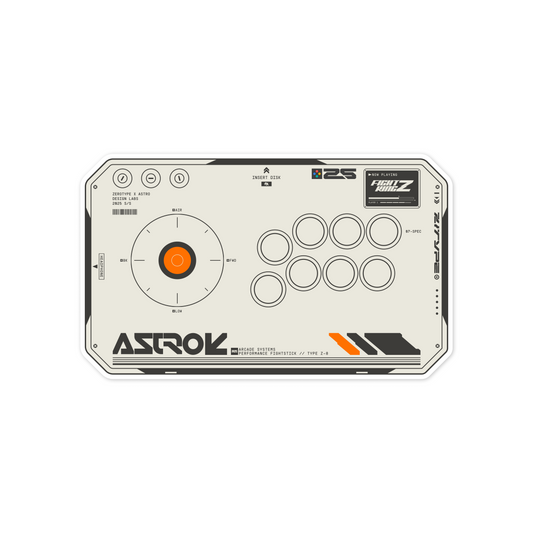 ASTRO Fightstick Vinyl Sticker