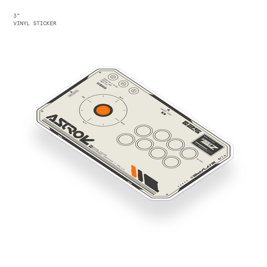 ASTRO Fightstick Vinyl Sticker