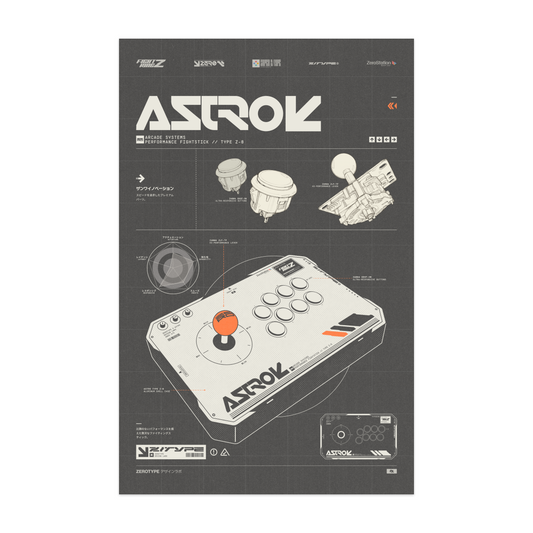 ASTRO Arcade Stick Matte Print (11"x17")