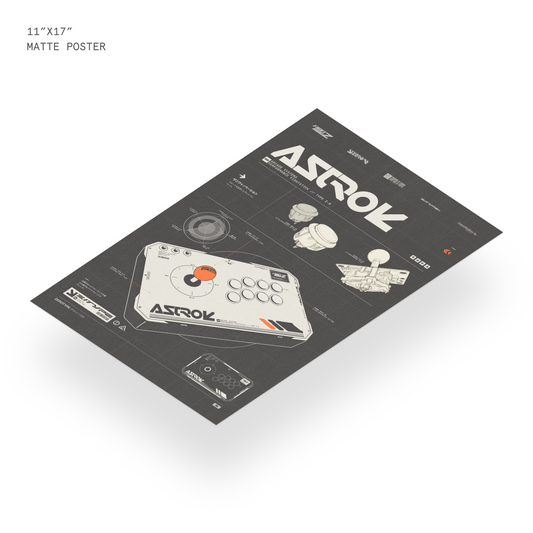 ASTRO Arcade Stick Matte Print (11"x17")