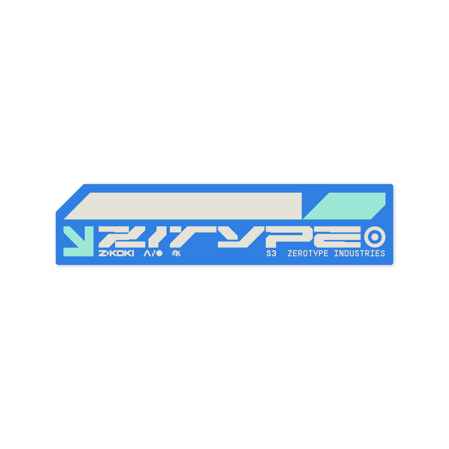Z/TYPE S3 Box Logo Vinyl Sticker