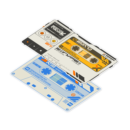 Z/TYPE Cassette System Vinyl Sticker Pack