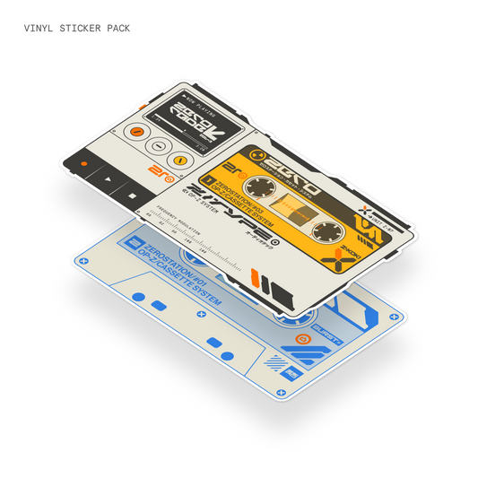 Z/TYPE Cassette System Vinyl Sticker Pack
