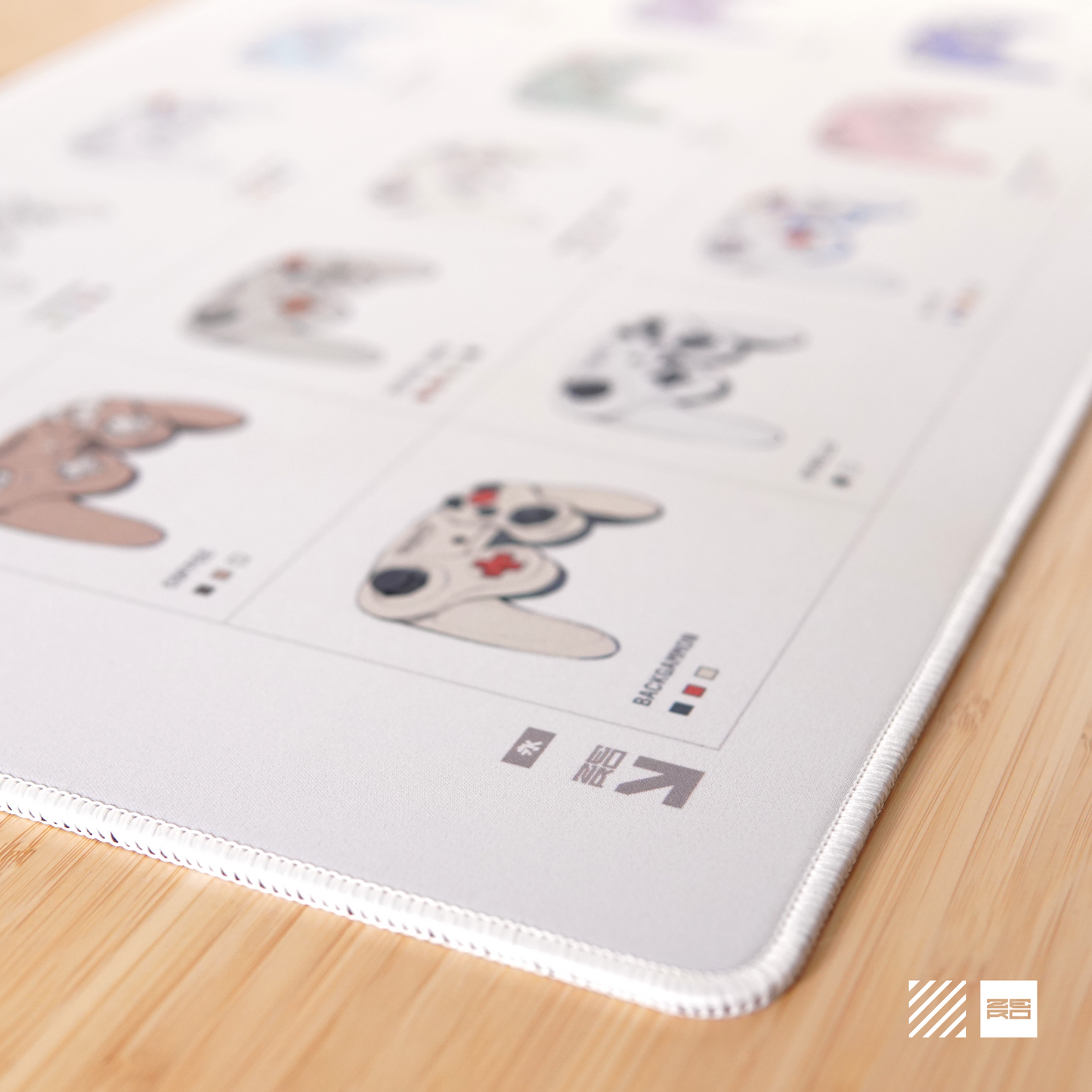 Controller Color Index Cloth Deskmat