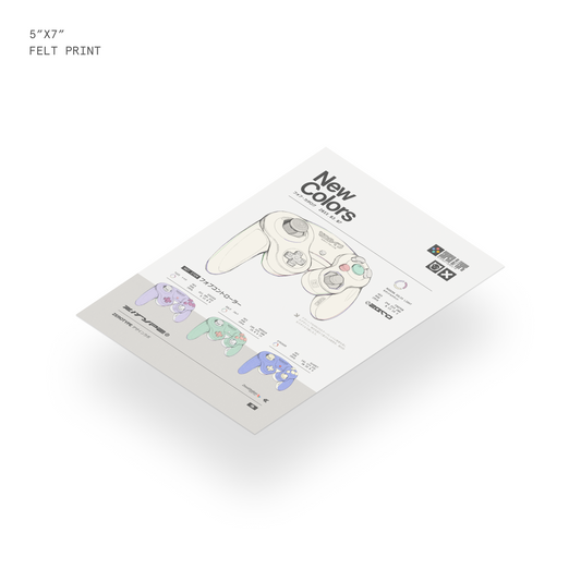 GC Palettes Felt Mini Print (5"x7")