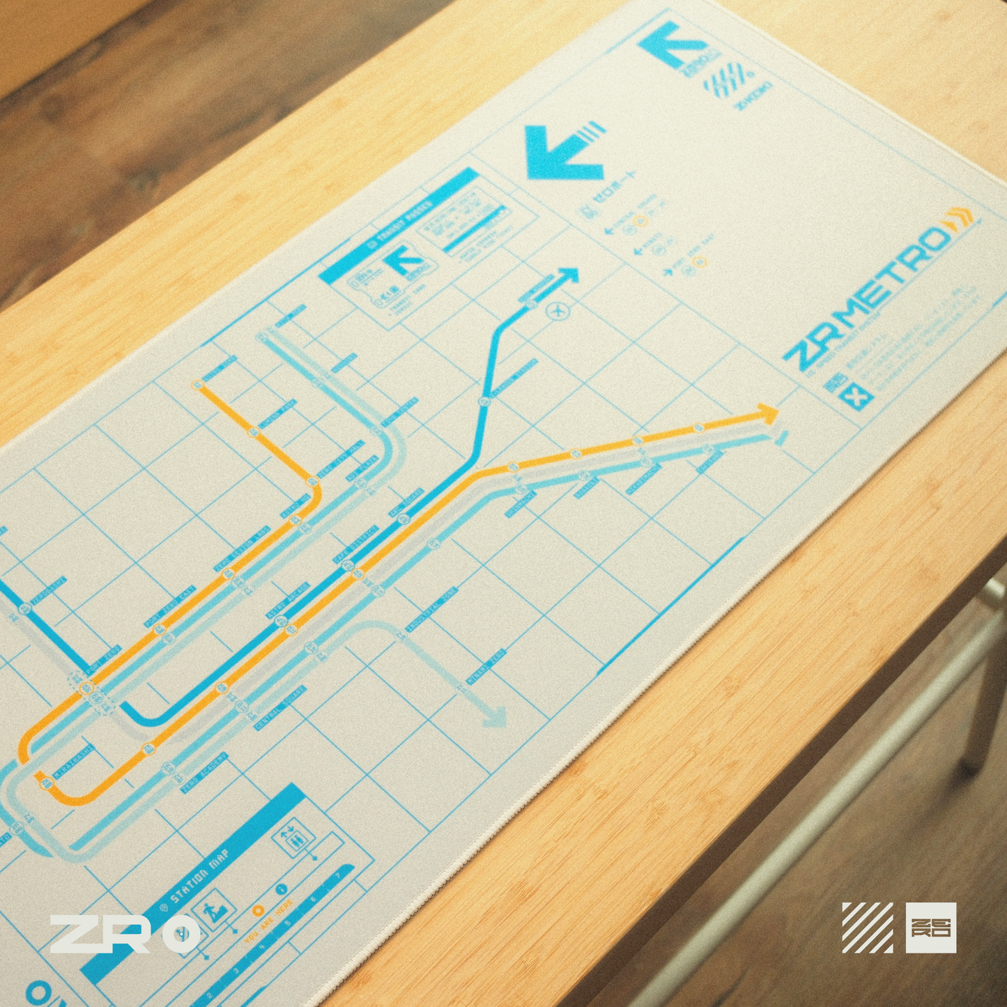 ZR Metro Cloth Deskmat