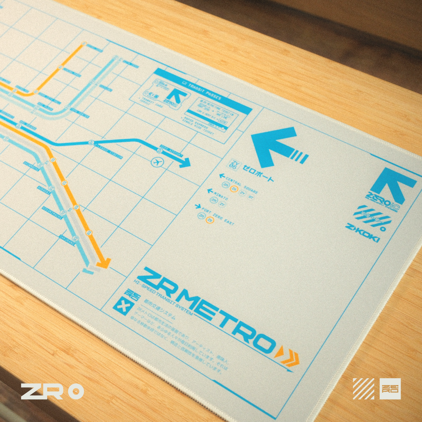 ZR Metro Cloth Deskmat
