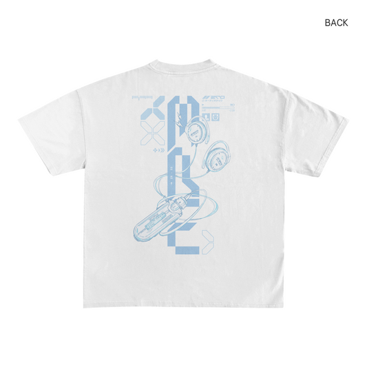 MP3 Player Drop-Shoulder Tee