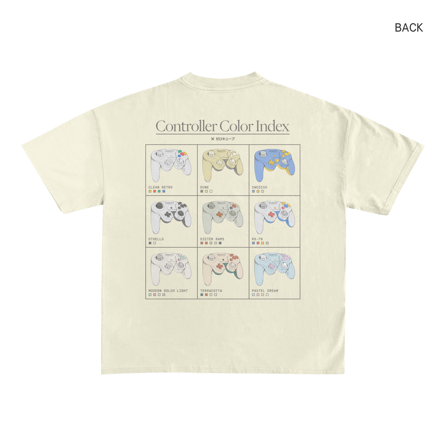 Controller Color Index Drop-Shoulder Tee