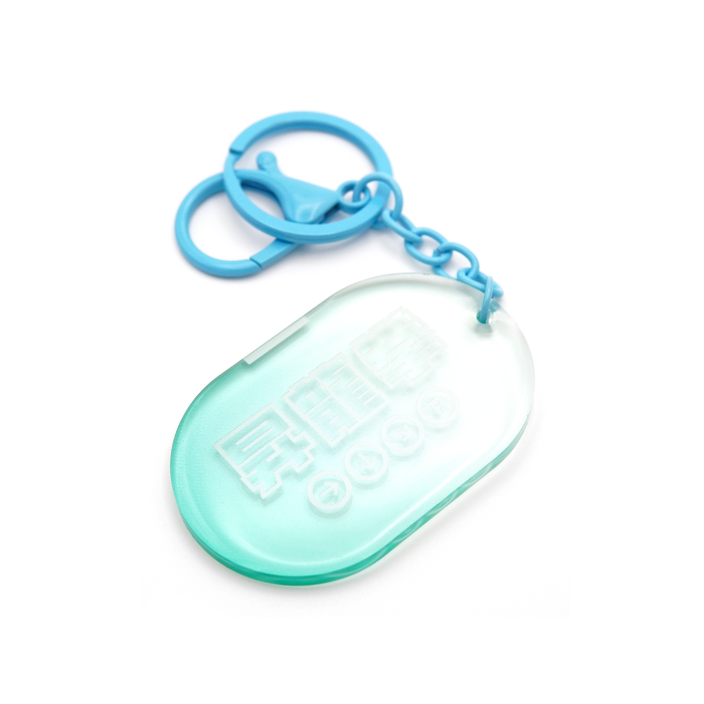 Gradient Pill Acrylic Keytag