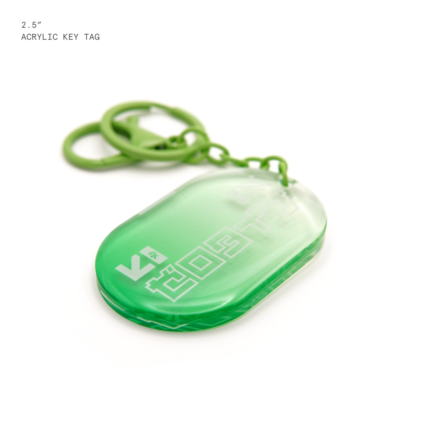 Gradient Pill Acrylic Keytag