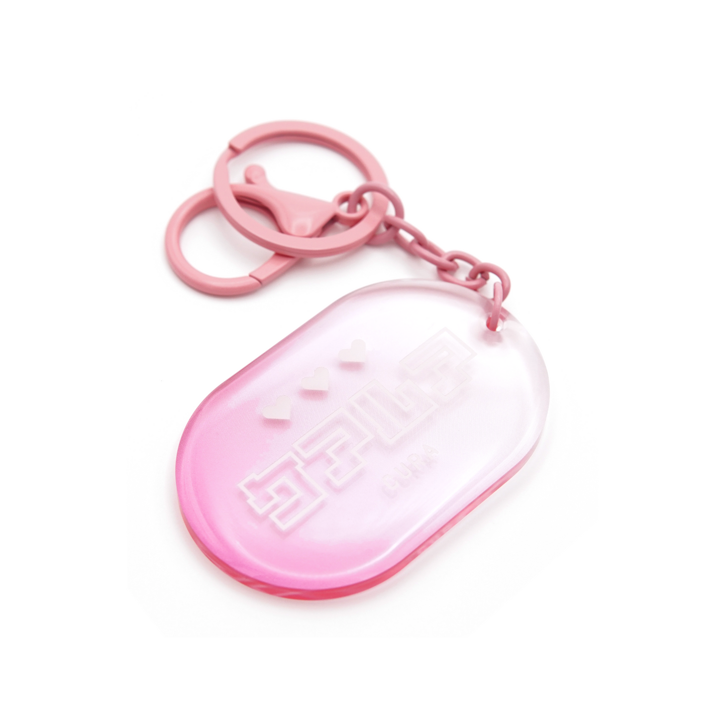 Gradient Pill Acrylic Keytag