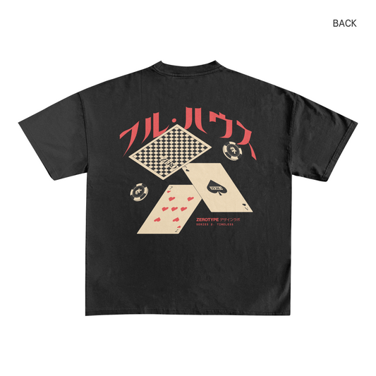 ZERO Poker Club Drop-Shoulder Tee