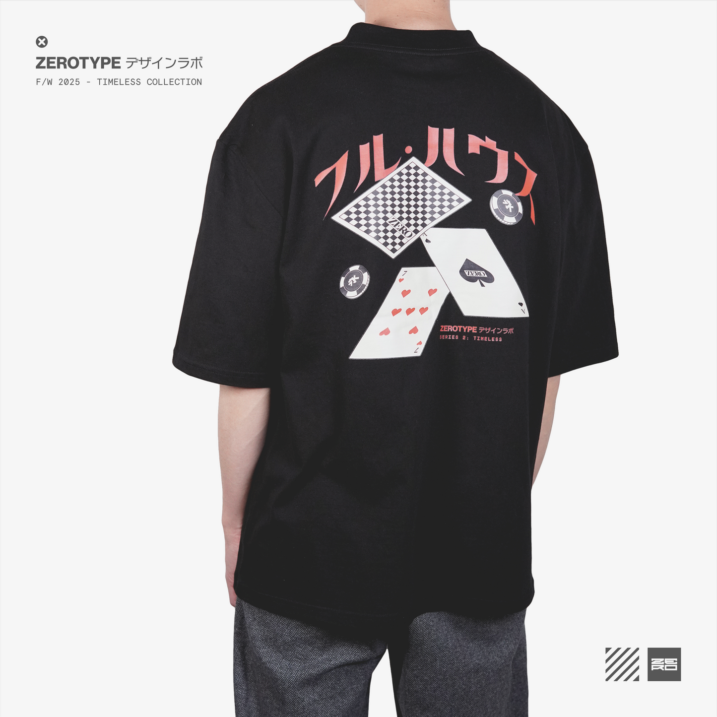 ZERO Poker Club Drop-Shoulder Tee