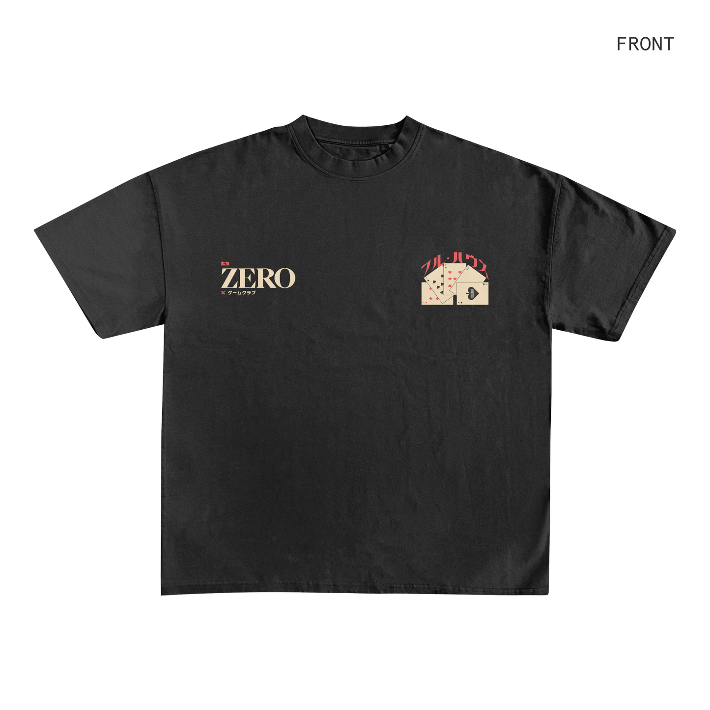 ZERO Poker Club Drop-Shoulder Tee