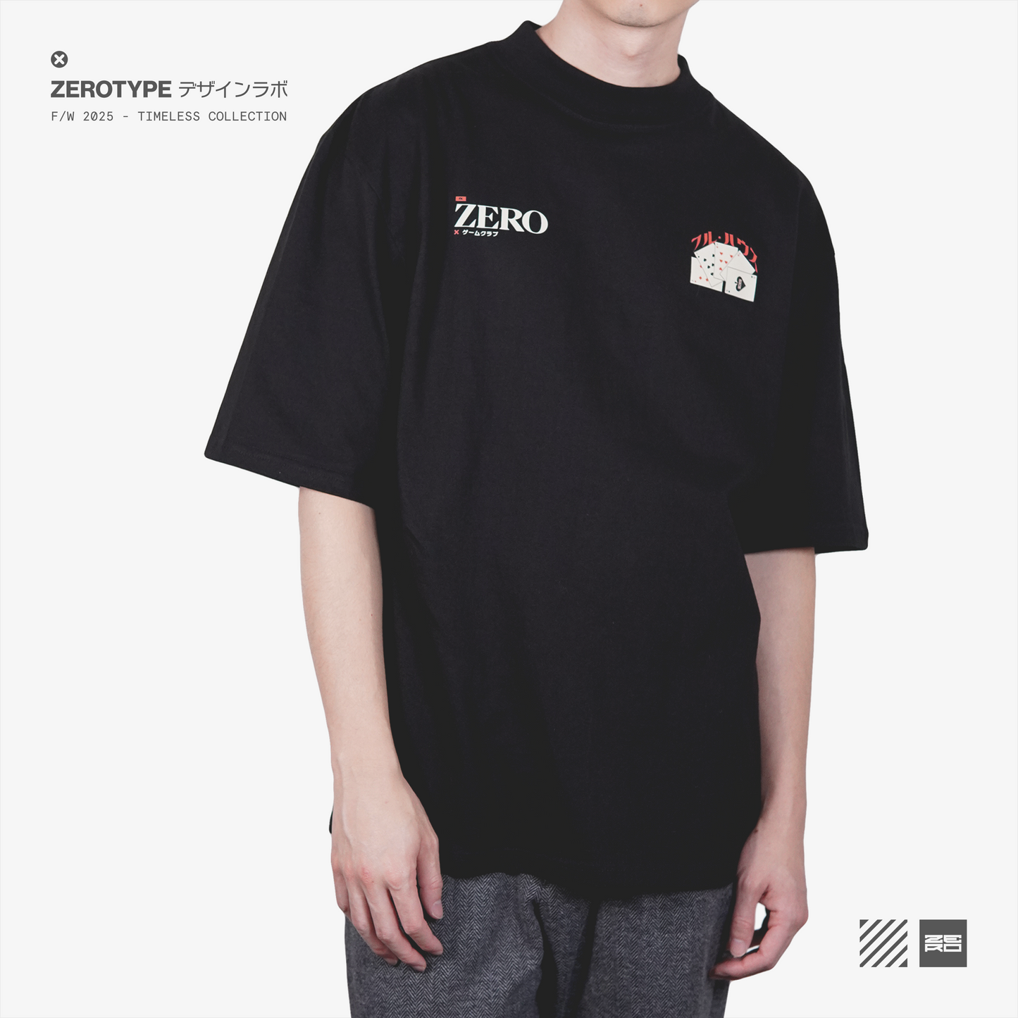 ZERO Poker Club Drop-Shoulder Tee