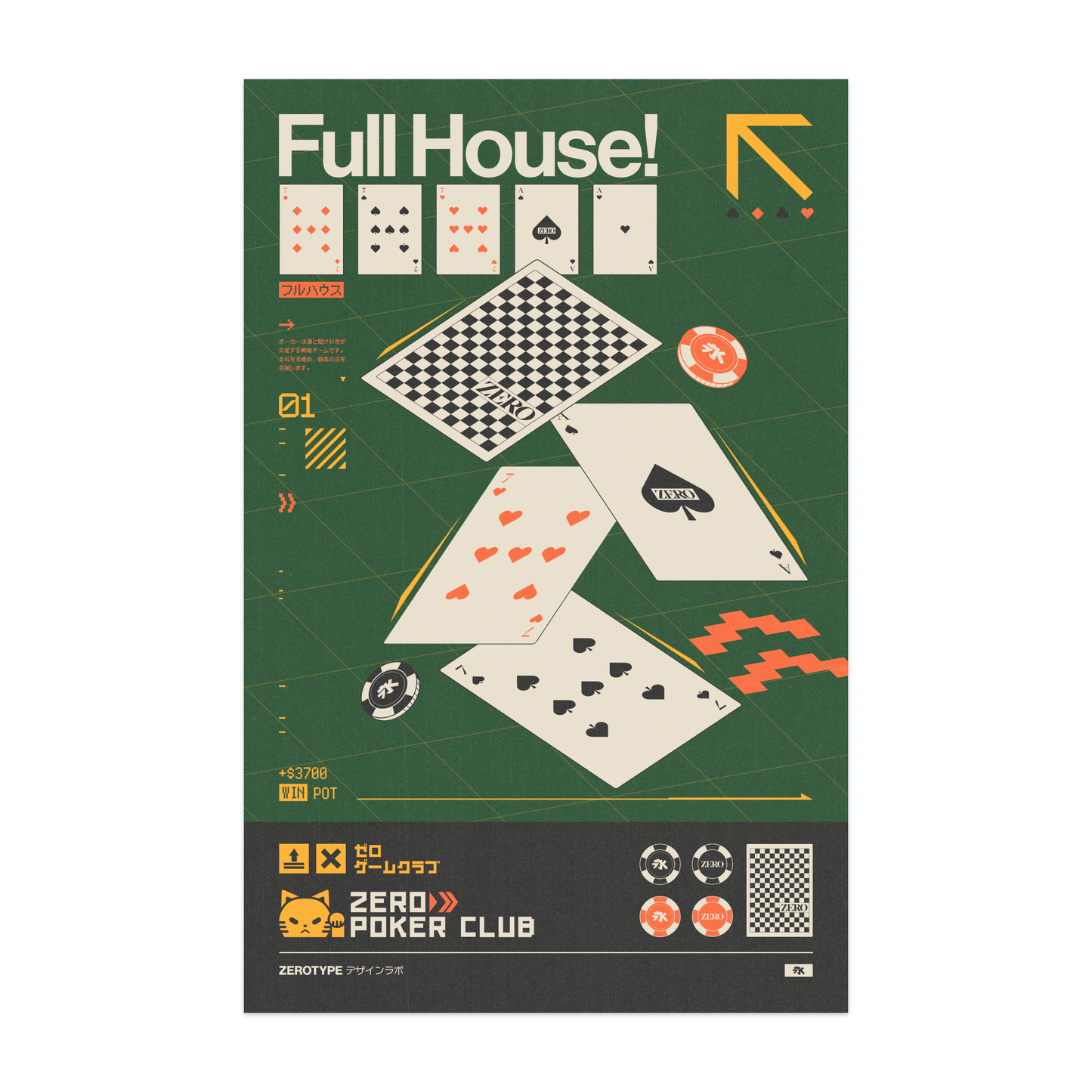 ZERO Poker Club Matte Print (11"x17")