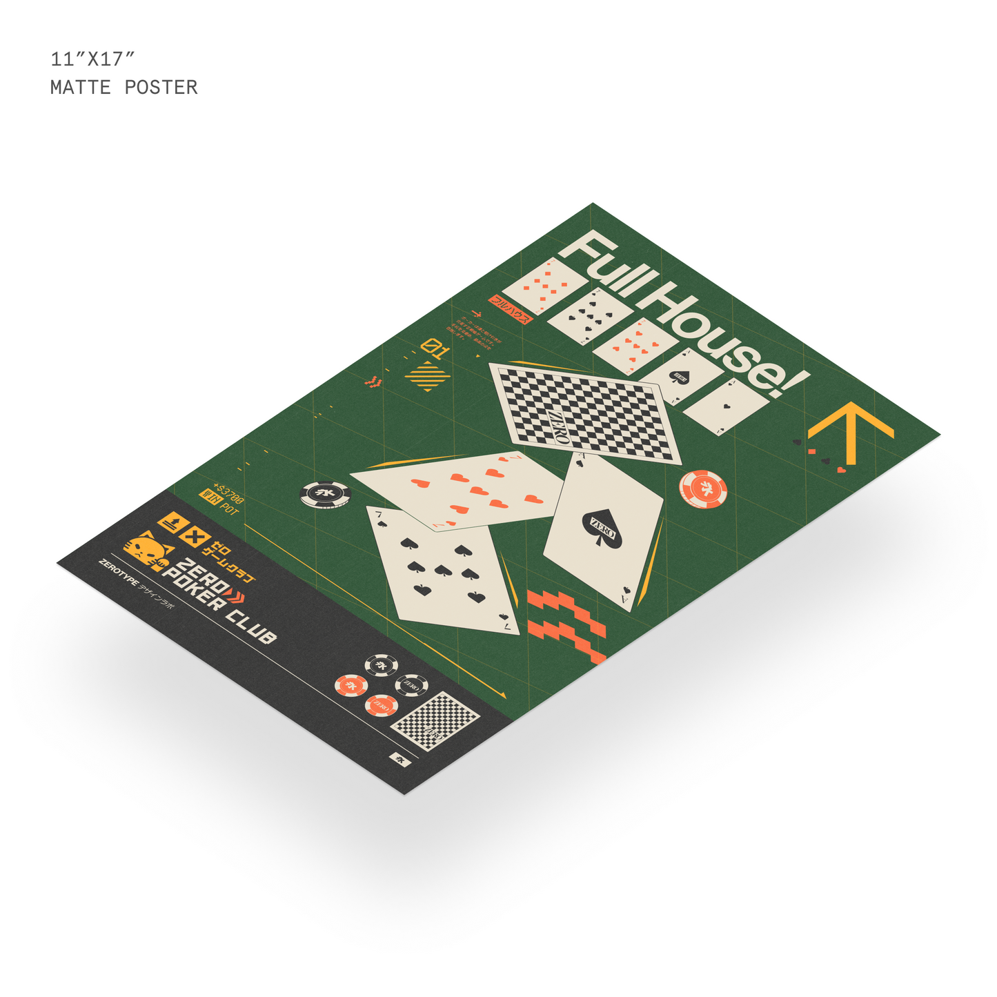 ZERO Poker Club Matte Print (11"x17")