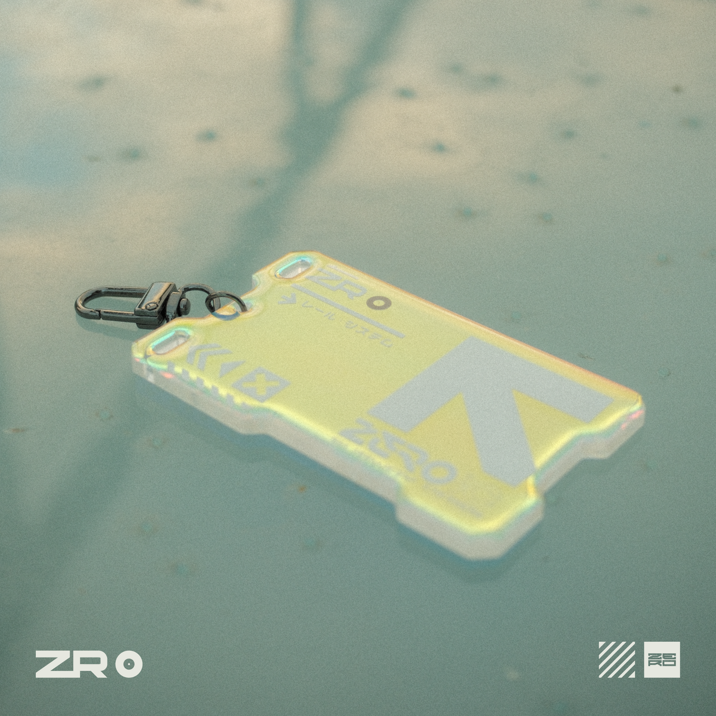 ZEROic Subway Pass v2 Holo Acrylic Keytag