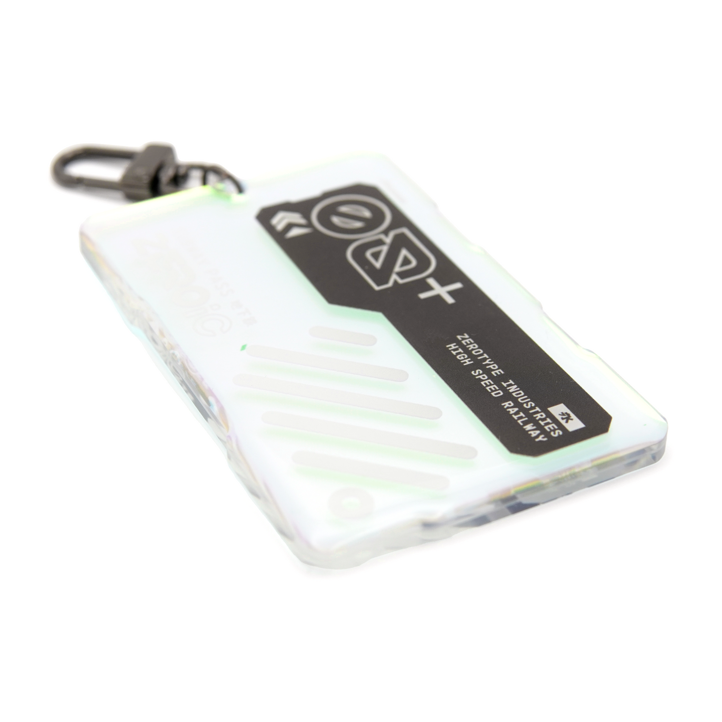 ZEROic Subway Pass Holo Acrylic Keytag