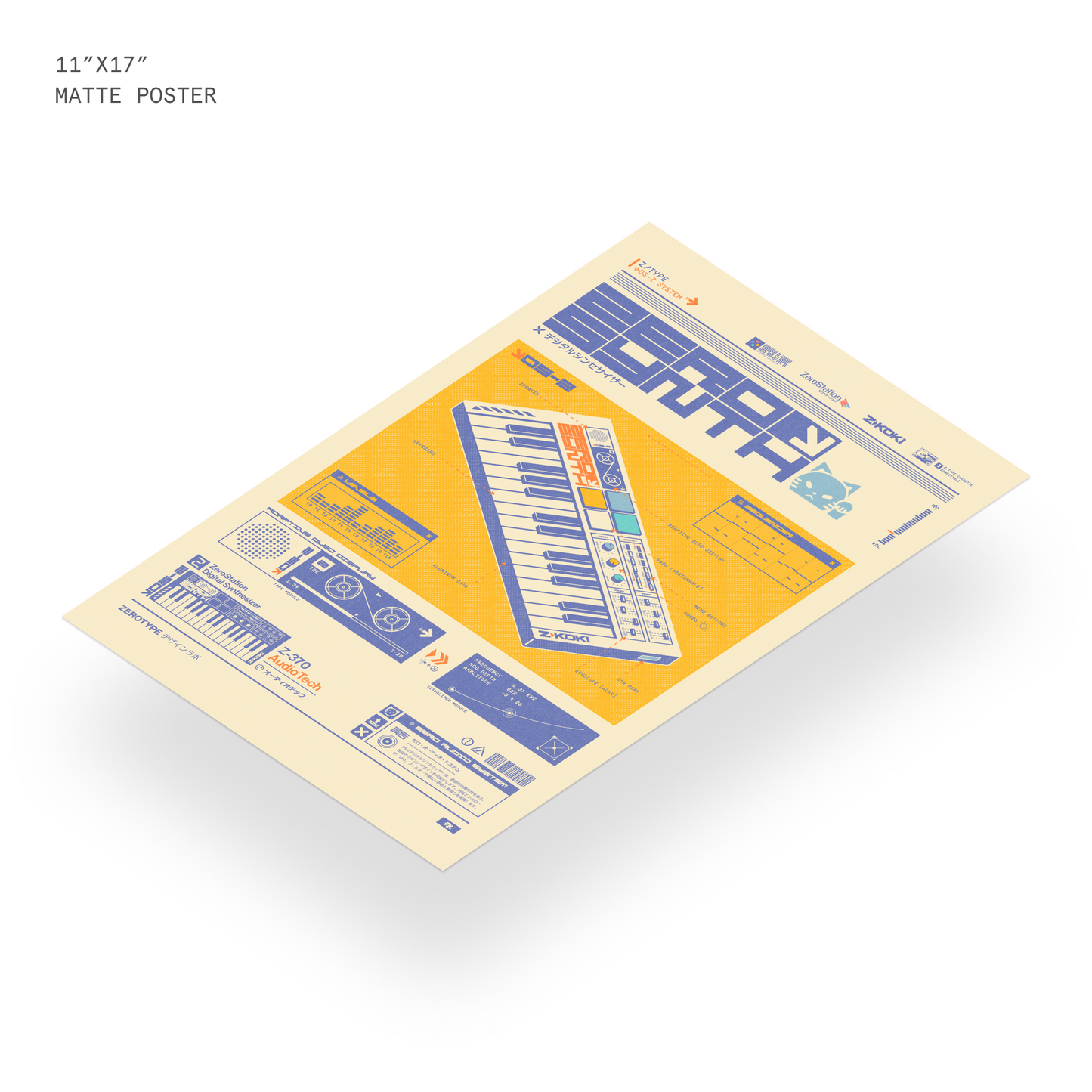 ZERO Synth Print (11"x17")