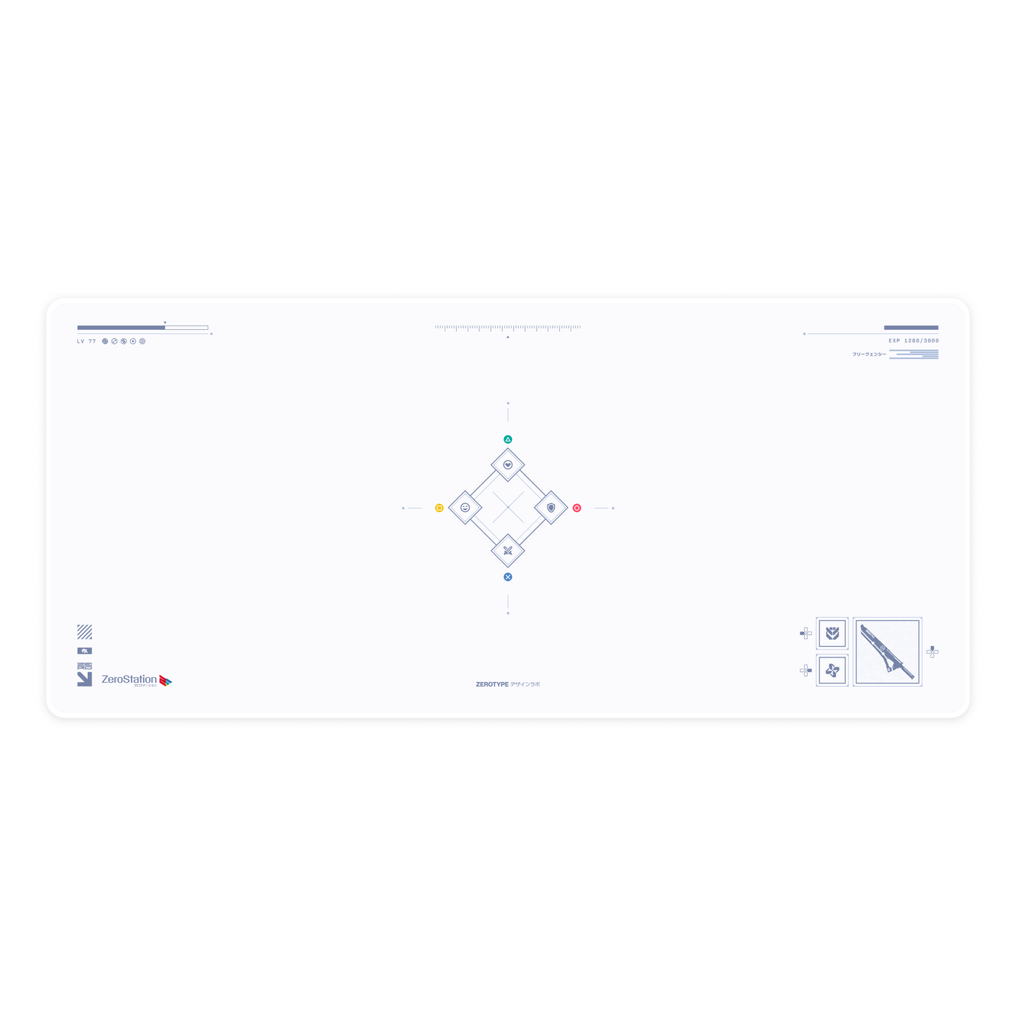 Minima RPG UI Cloth Deskmat