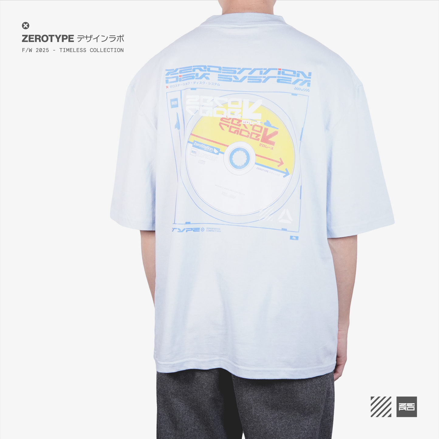 ZERO Race Disk Drop-Shoulder Tee