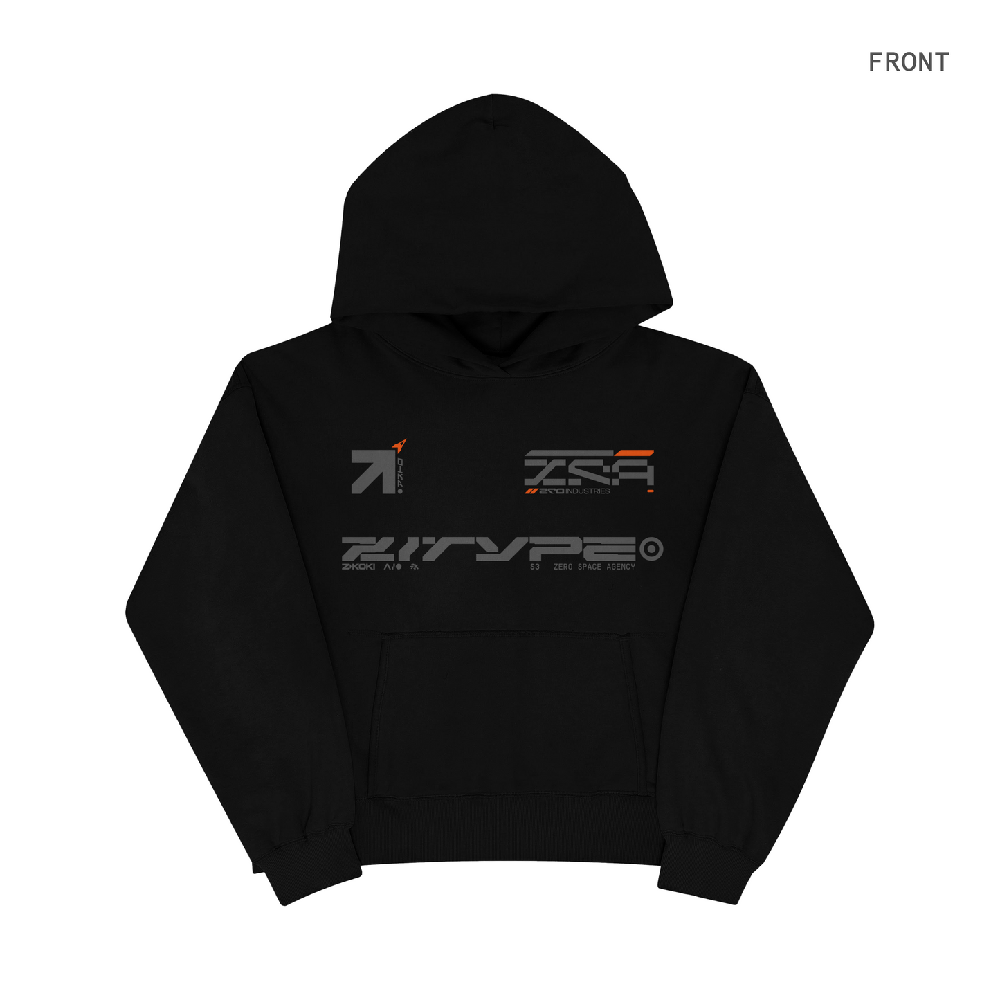 ZERO Space Agency Boxy Hoodie